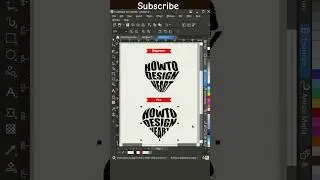 How to create text in heart shape typo beginner vs pro CorelDraw tutorial #coreldrawtutorial
