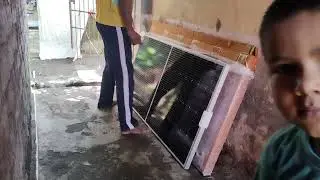 Unboxing cheapest but powerful livmaxx 12 volt 250 watt half cut, mono perc solar panel