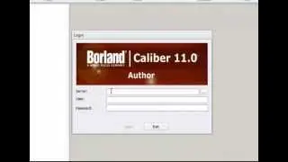 Logging into Caliber11 Author