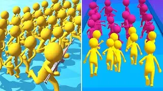 Gun Clash 3D Vs Join Clash 3D 💥🔴💥Walkthrough Max Levels Android IOS Gameplay JHU12