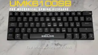 Teclado mec&aacute;nico compacto SHENLONG UMK6100SB + Mouse gamer M1000PX | Review completa