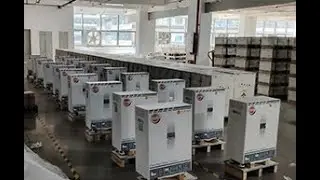 Powerwall Battery Production Line Display