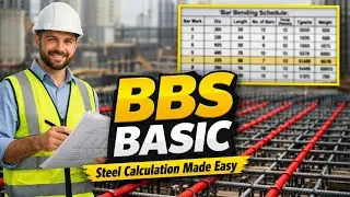 BBS BASIC | Steel Calculation Made Easy | Beginner to Site Level #bbs #construction #steel