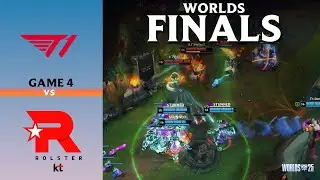 T1 vs KT 🔥Faker ANIVIA! | WORLDS FINALS 2025 Game 4