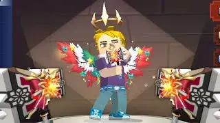 Using The Ceremonial Hammer ln Solo BedWars Blockman Go
