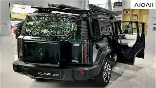 Новинка 2024 года! Chhery icar 03 iWD &mdash; первый роскошный электромобиль класса &laquo;вседорожник&raquo; | Выставка экстерьера и интерьера