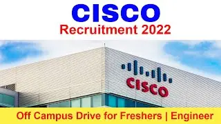 Cisco Off Campus Recruitment Drive 2022 | Freshers Hardware Engineer | MTech Jobs Permanent