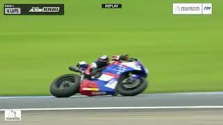 [ARRC MOMENT] Hafizh Syahrin Crashed during Race 1 ASB1000 - Round 3, 2025
