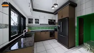 Modern Kitchen Unit Design | Sleek Cabinets, Built-In Appliances & Smart Layout