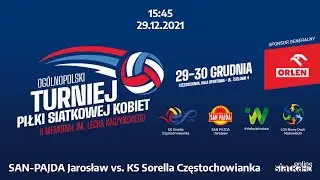 II MEMORIAŁ IM. LECHA KACZYŃSKIEGO | SAN-PAJDA Jarosław vs. KS Sorella Częstochowianka