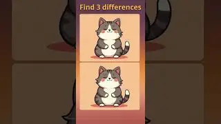 Find 3 Differences &ndash; Spot the Difference Challenge  #Shorts How Fast Can You Find Them?
