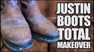 Justin Boots Restoration | Work Boots Get an Overhaul