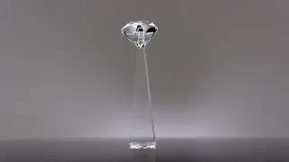 Apogee Clear Diamond Award Crystal