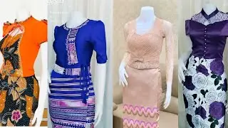 Gorgeous and stylish Myanmar Dress Designs|traditional Burmese dress collection