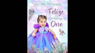 Under the sea Video Invitation #mermaid #underthesea #videoinvitation