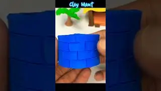 DIY Miniature polymer clay water Well #polymerclay #well #handpump #diy #clayminiatures