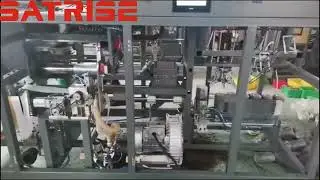 Automatic bagging and filling stick insertion machine for black fungus