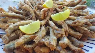 COMO FAZER MANJUBA/PITITINGA FRITA - SUPER CROCANTE #manjubafrita