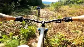 Cody's first rip down Powerline Trail!