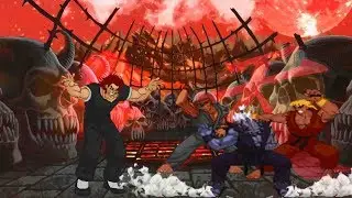 Yujiro Hanma VS. Evil Ryu, Evil Ken and Oni
