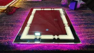 Led Mirror Glass design installation best video.3 light wala shisha kaise|लाइट मिरर ग्लास इंस्टॉलेशन