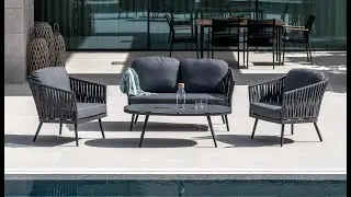 Modern Luxury in this 2 Seat Sofa Set