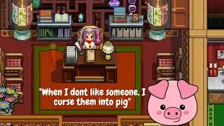 I Curse the NPC into pig│Harvest Town │Magic Wand │Walkthrough