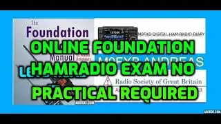 HAM RADIO LICENCE UK online exam -NO NEED FOR PRATICAL -