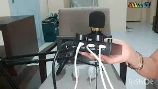 HOW THE V8 SOUND CARD WILL WORK USING YOUR PHONE W/ BM800 DYNAMIC CONDENSER MICROPHONE