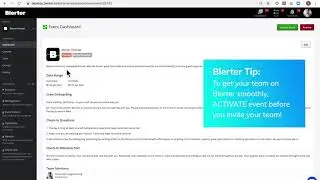 Blerter - Event Status