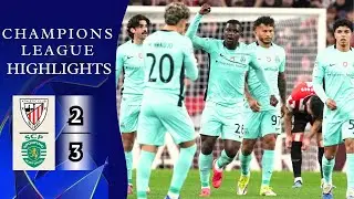 Атлетик Бильбао - Спортинг Лиссабон | 2-3 | Обзор матча | Лига чемпионов 2025-26 | Бильбао Спортинг