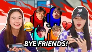AMONG US WITH FRIENDS! (Jadh, Mark, Reniel, & Vishnu) | Princess And Nicole