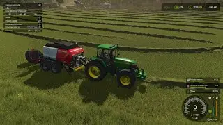 Farming Simulator 25 PS5 mowing grass for silage