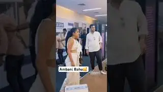 Radhika Merchant Ambani Bahu🥰seen Today in all white outfit #radhikamerchant #ambani #anantambani