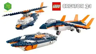 Lego Creator 3 in 1 31126 All builds Speed Build