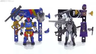 Rare Mega Construx Destiny Dead Orbit Hunter & FWC Titan Armory sets reviewed 20180313