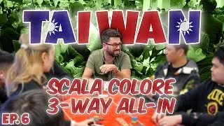 Faccio Scala Colore in un 3-way all-in! | Taiwan VLOG 06