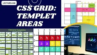 CSS Grid | grid template areas | web development tutorial | lecture #40