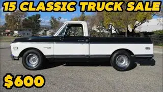 Great Discount: 15 Classic Trucks For Sale Under $7,500