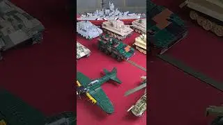 LEGO/COBI GERMAN TANKS+AIRCRAFT #lego #tanks