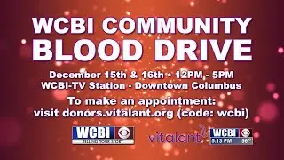 WCBI hosting two-day blood drive event with Vitalant