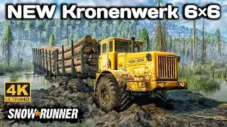 New Kronenwerk 6&times;6 In SnowRunner Season 16 #snowrunner #truck #4k 