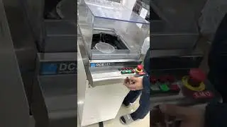 DISCO DCS141 Wafer Cleaner Working Video