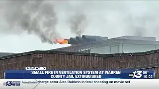 Jail deputies help extinguish small fire at Warren County jail