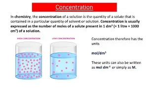 Concentration (GCSE Chemistry)