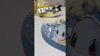 Pikachu & Squirtle Sneakers #shorts #trending #viral #pikachu #pokemon #short #youtubeshorts