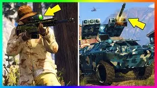 GTA ONLINE GUNRUNNING DLC HIDDEN DETAILS/SECRET FEATURES - NEW VEHICLES, WEAPON UPGRADES & MORE!