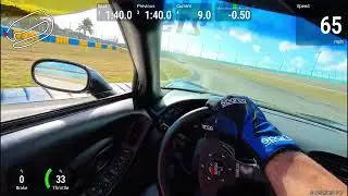 Homestead-Miami Speedway - C5 Z06 Helmet Cam + Data - Full Session