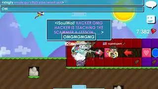 Growtopia | A MOD BANS A SCAMMER!!!!