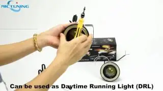 2 x High Power LED Fog Light Angel Eye Lamp